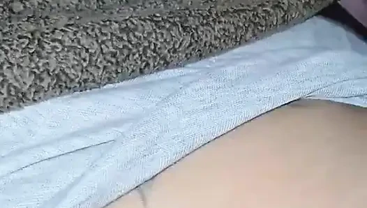 Latina hotwife creampie clean up