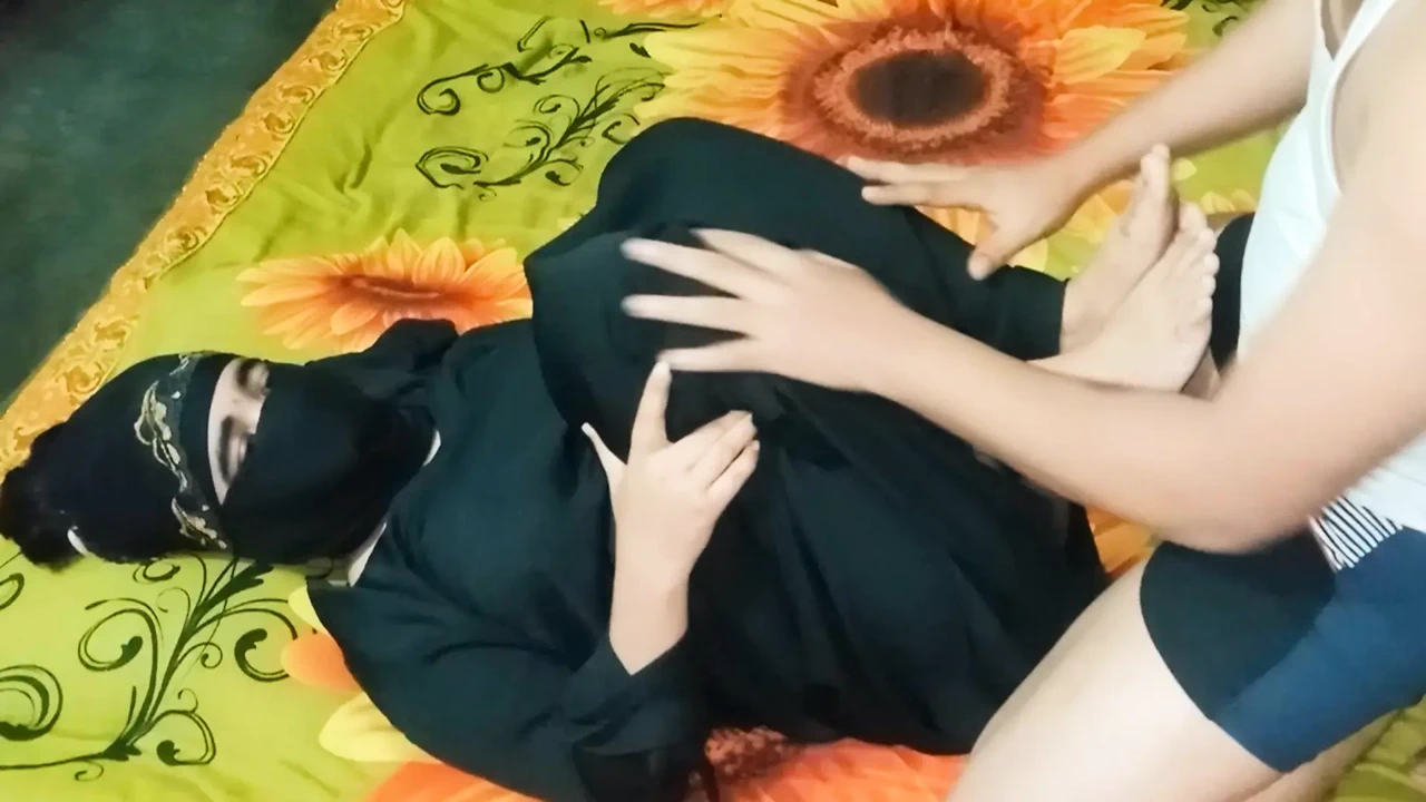 Hijabi girl wearing a burqa is interested in sex