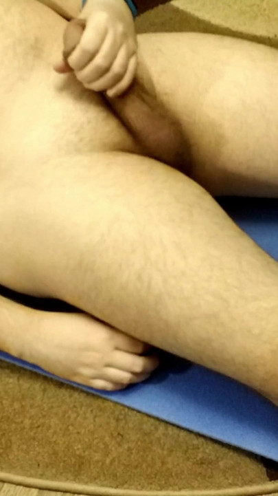 Exhausting Home Workout Naked with Kettlebell and Cardio Masturbation (4K) | Clip 1