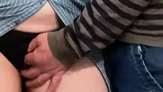 Random Stranger's Sticky Fingers Under Dress