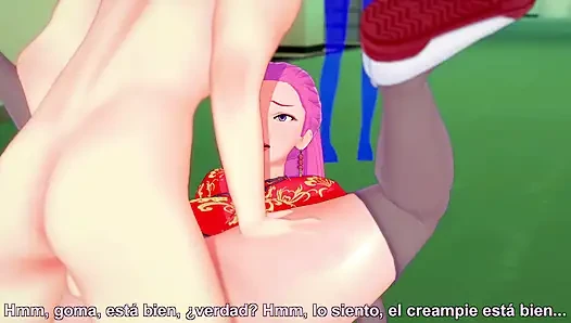 Teacher fucks her collagen - hentai