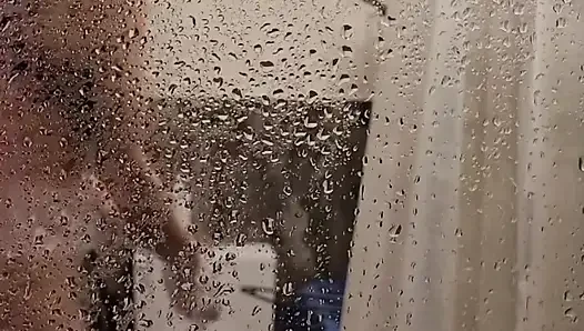 Check out this steamy shower scene with hot naked Simon