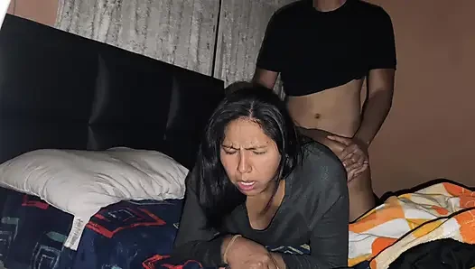 With the neighbor's wife, her husband thinks she's in church