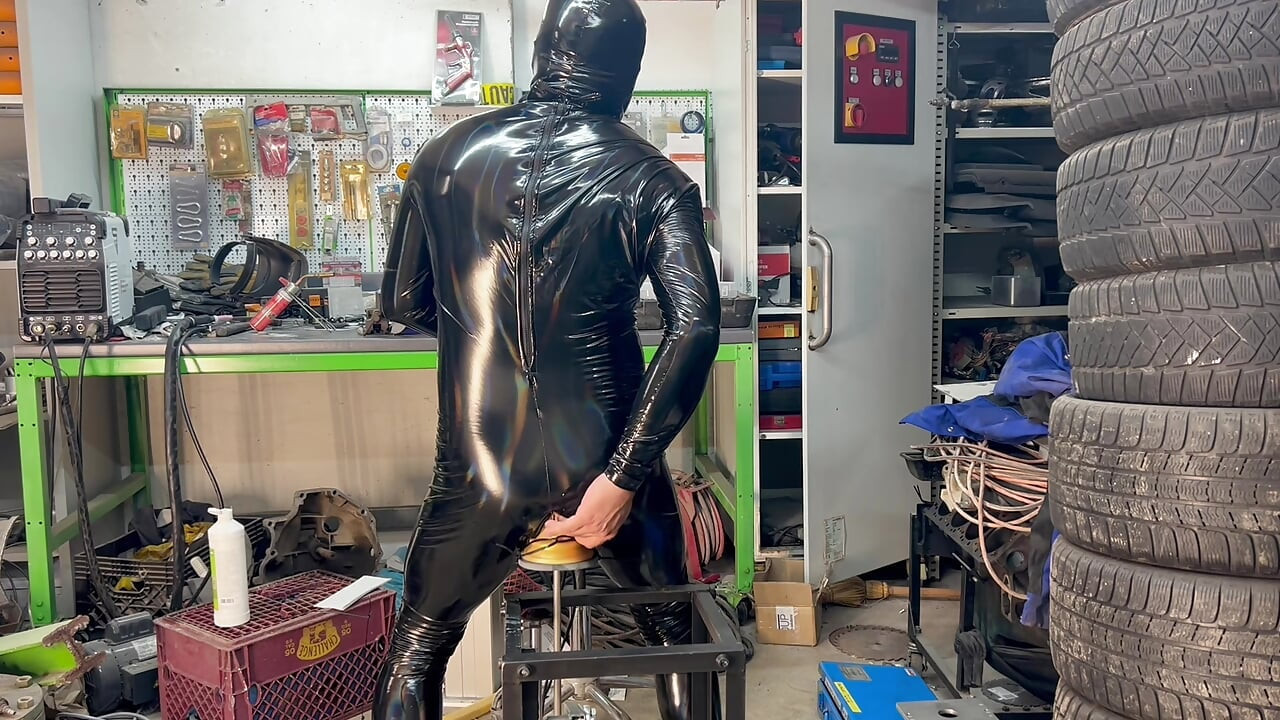 Garage Gimp Fucking machine Bam Dildo + 7.6 cm 40cm Long monster