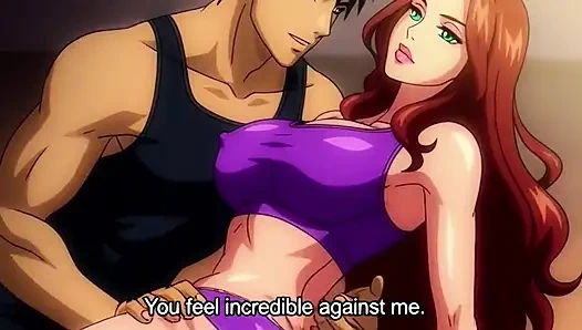 Yoga-trainer verführt milf mit dicken titten endet mit creampie aus ihrer muschi