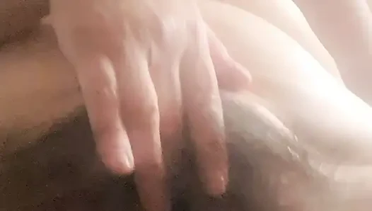 Mom's fingers entering the vagina