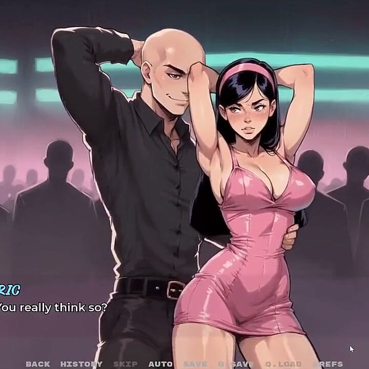 My New Girlfriend Taboo Hentai Game Ep.61 Swinger Couple Having Sex in the Club Vip Booth!
