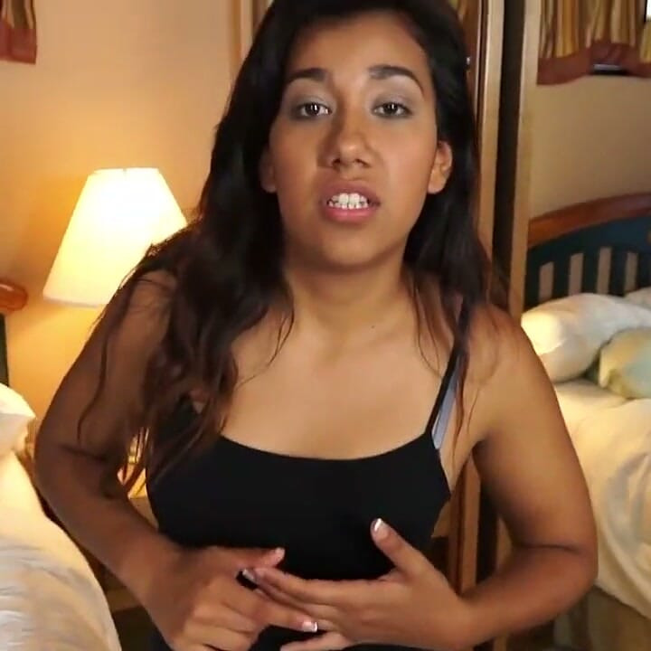 Stepdaddy's Little Helper Luzbel Sucks Her Stepdad and Rides Him While He Shows Her How to Touch Herself