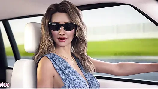 A Wife and Stepmother Real Fucking Car Fuck with Dyl