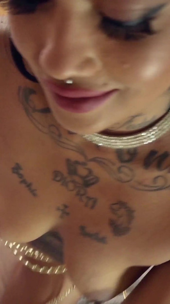 Emotional moment from "GERMAN SCOUT - BROWN INK MODEL BIBI DIAMOND FUCK AT PICKUP"