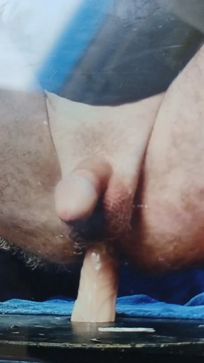 Fucking a dildo