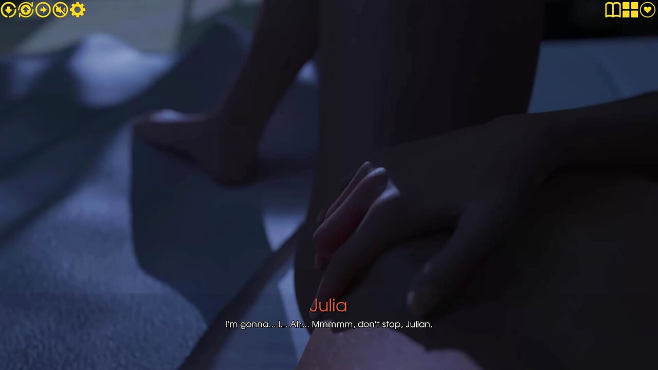 My Pleasure 10: Julian Watches Julia Finger Pussy Moaning His Name Kitchen Boobs