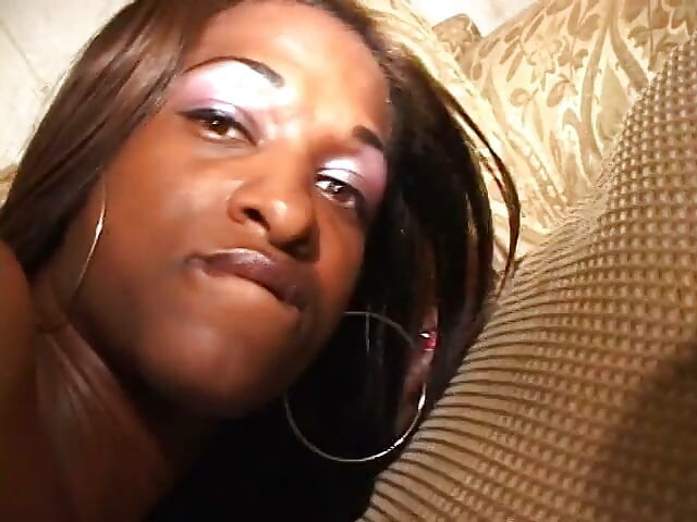 Lusty ebony whore gets pounded doggy style by black hunk