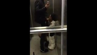 Elevator Blowjob