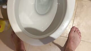 POV Twink peeing and posing