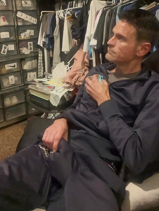 Mike masturbating again