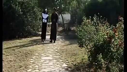 Brunette German Cougar with Naturals Gets Railed in Outdoor Orgy