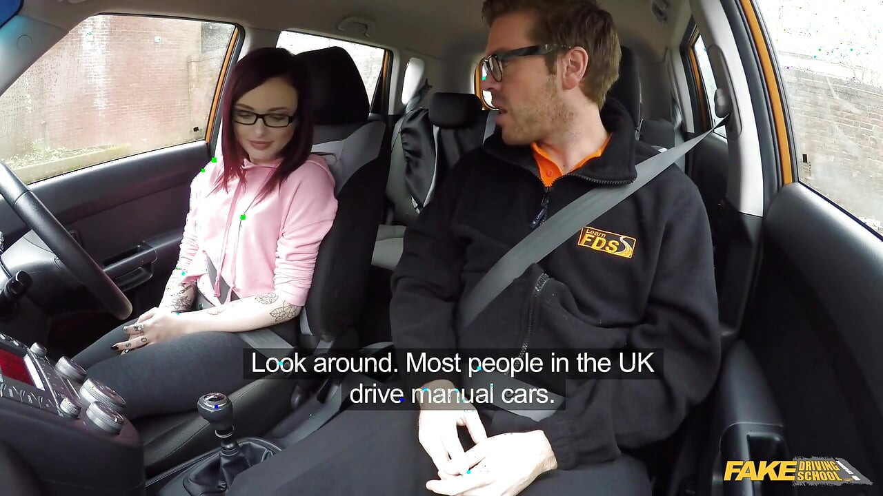 Fake Driving School - Wild & Naughty Petite American Chloe Carter Strips in a Car with Ryan & Requests a Rough Anal Poke