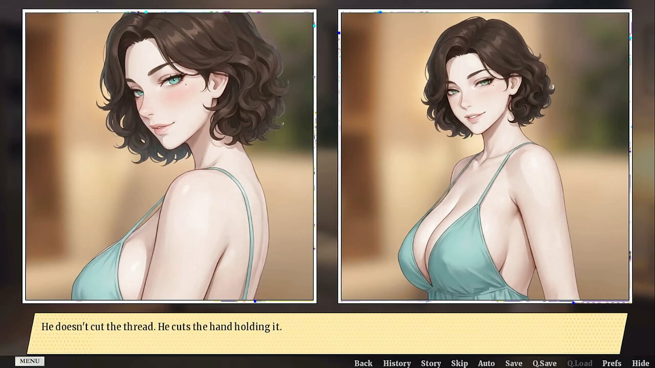 With Great Pleasure #12 - Animated Ai XXX Game - a Hot Foot Job with a MILF