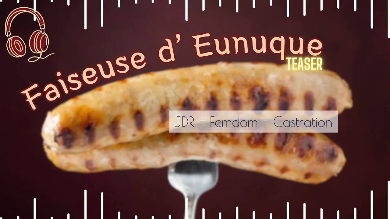 (teaser) Je te coupe la bite - French audio femdom castration