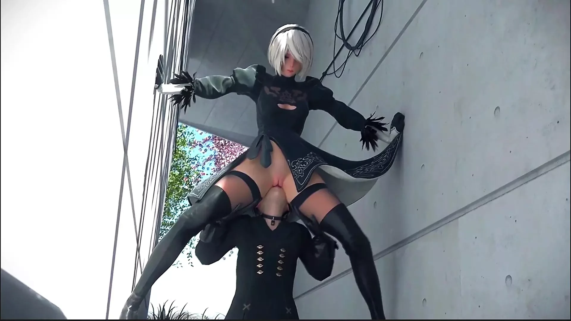9s a 2b na speciální sexuální misi (anime)