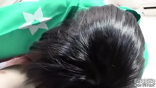 Yoğun dölleme özel çekim! Sevimli cosplayer tekrar tekrar zirve yapıyor, ifadeleri eriyor