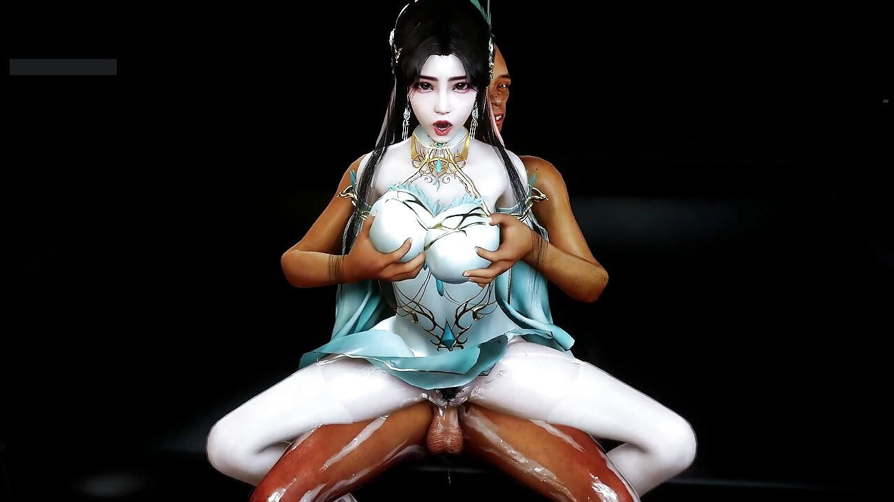 Cyber Girl with Booty Powers- 3D Animation Hentai