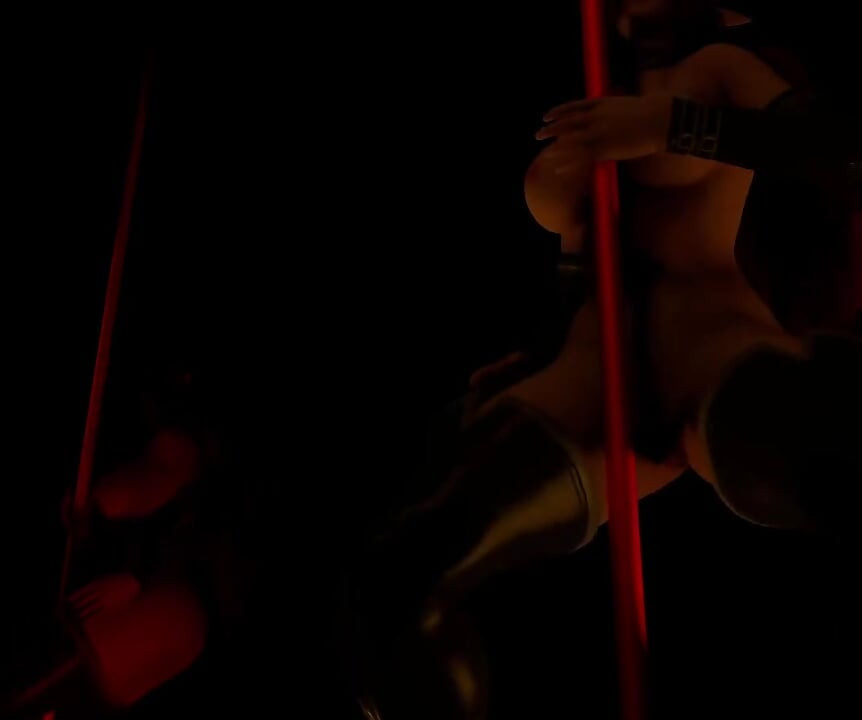 Red Hot Succubus Demon Girl Pole Dancing - 3D Porn