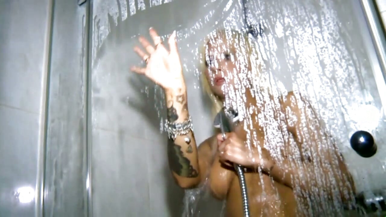 Sexy Teen in Sexy Clothes, Takes a Shower Masturbating Her Wet Pussy