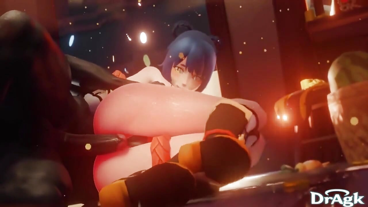 Xiangling - compilación de animación Genshin Impact - hilichurl hentai porno
