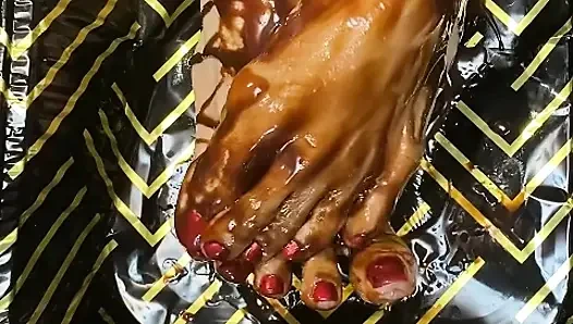 Compilation of Melove's Messy Feet & Long Toes