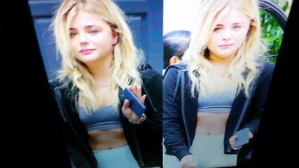 Homenaje a la doble de Chloe Moretz en cuerpo azul