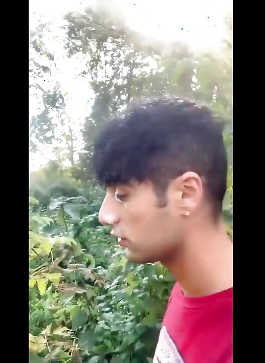 Walk and Jerk off with Cum on Face by Stranger Outdoor