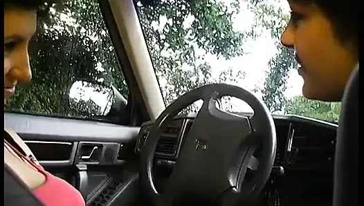 Two Lesbians Get Fucked by Two Perverts.