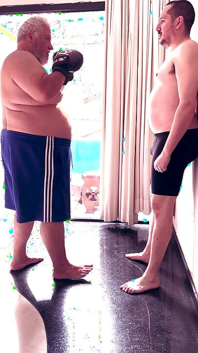 Daddy Boss Boxer Gutpunching Me