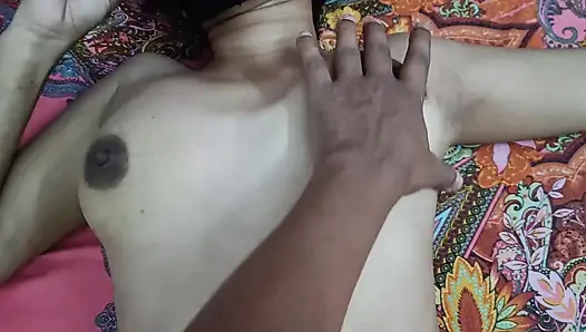 My husband played anal with me alone all night.