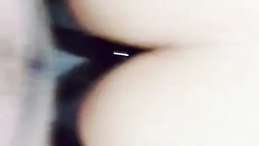 Stepsister puts her cute feet on my shoulders to penetrate her rich shaved pussy.