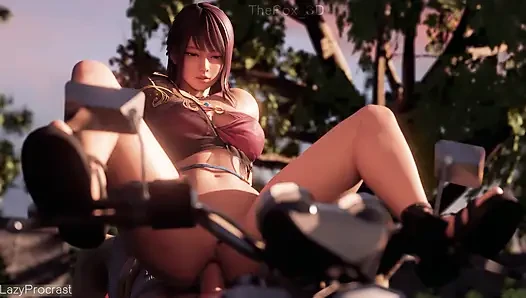 Ölü veya diri doa - azusa + koharu bölüm 1 wm renk derecelendirmesi (ses yok) lazyprocrast animasyon 3d hentai tarafından