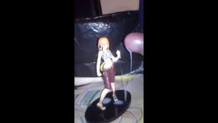 SOF Figure bukkake young Nami from One Piece anime cumshot