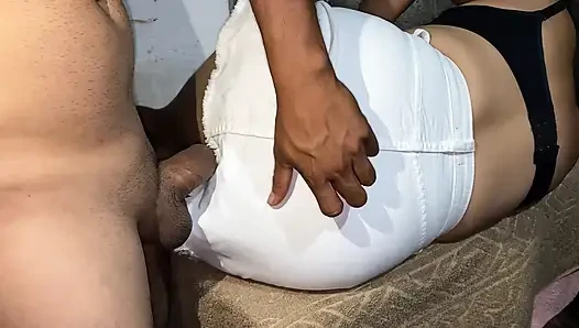 Wait! It hurts but stick your cock in my Tamil Indian stepsister anal from x video.