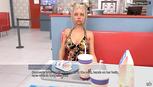 Согласно Sofia: куколд объявить миру, что его девушка с сексуальной задницей вернулась на улицы, готовая смешиваться с другими мужчинами, эпизод 3