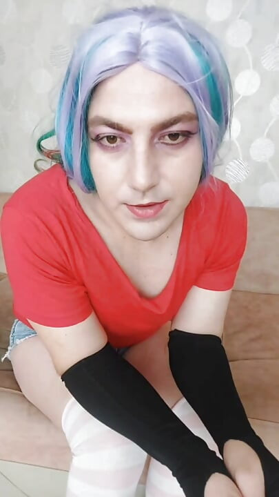 카우걸 스타일 화려한 의상 달콤한 크로스드레서