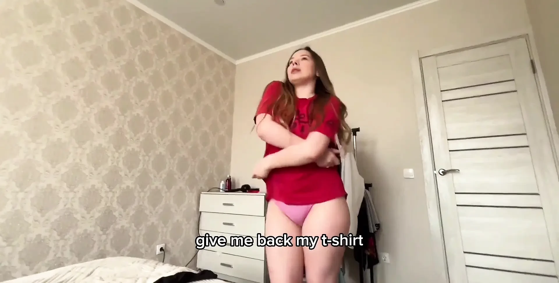 Step Sister Caught Jerking off