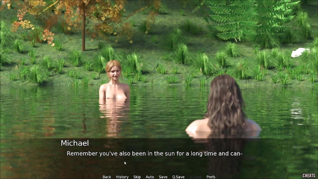 Step Sister Having Fun With Stepbro In The Lake Water