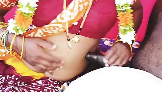 Inderin schöne sari-stiefmutter fickt stiefsohn Telugu Dirtytalk.