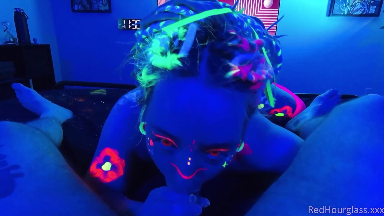 Blacklight moro med Melanie Sugar