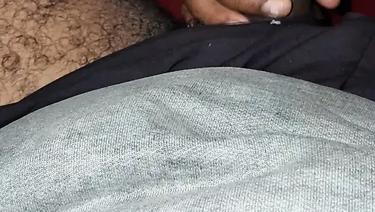 Hot stepmom is very thirsty for a big cock, sits hot with her huge ass