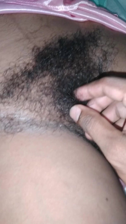 My Sri Lankan Wife's Hairy Pussy