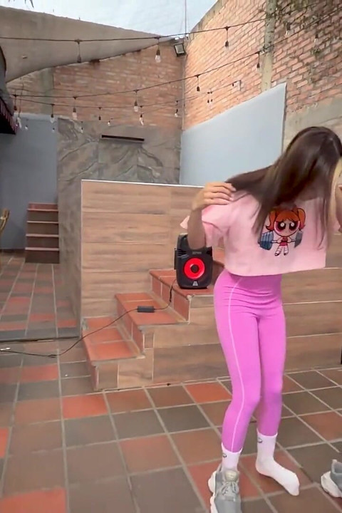 Beautiful Personal Trainer Workouts with 3 Guys and Ends up Fucking Them All