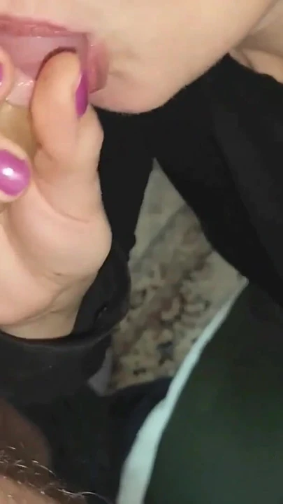 Iconic moment from "Mature MILF Wife Blowjob until Filled her Mouth with Milk"